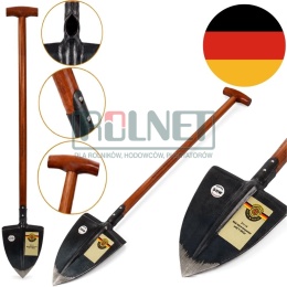 Szpadel łopatkowy SHW REX Premium z uchwytem T i trzonkiem jesionowym 95 cm