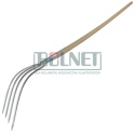 Widły do obornika  4-zębne 31 x 23 cm z trzonkiem bukowym 135 cm