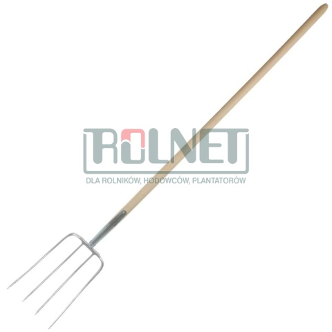 Widły do obornika SHW 4-zębne 31 x 23 cm z trzonkiem bukowym 135 cm