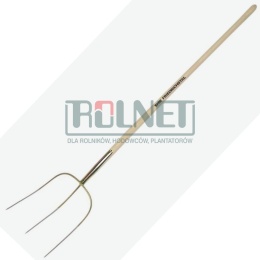 Widły do siana SHW 3-zębne oprawne ze skuwką, trzonek jesionowy 135 cm