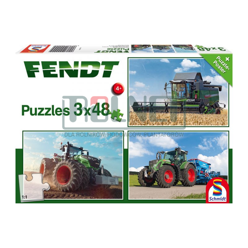 Puzzle Fendt 3x48 szt.