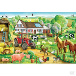 Puzzle "Wesoła farma" 100 elementów