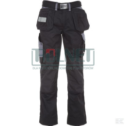 Spodnie robocze monterskie Original, czarno/szare 5XL