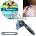 Bayer Foresto Obroża dla psów powyżej 8kg + Furminator 15 x 7,5 cm