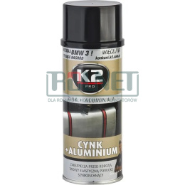 Cynk+Aluminium w spray'u na rdzę, K2, 400 ml