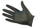 Rękawiczki nitrylowe CZARNE bezpudrowe jednorazowe XL 90 szt