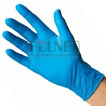 Rękawiczki nitrylowe bezpudrowe jednorazowe M 100 szt